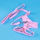 thumbnail image 1 of unbranded Arnés Para Perro Rosa Con Correa Y Pecho De Malla Ajustable Floral Para Mascotas, 1 of 8