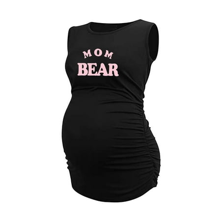 

Honeeladyy Clearance under 10$ Maternity Womens Print Maternity Dress Large Size Maternity Vest