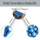 thumbnail image 1 of GaesQae globo azul Globos Metálicos Cromados, Globo azul de 12 pulgadas, Globos Azul Real GaesQae GaesQae, 1 of 2