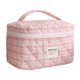 thumbnail image 2 of Bolsa de viaje portátil de terciopelo de pana para maquillaje y artículos de aseo, bolsas multiusos de gran apertura para un almacenamiento organizado. Cajas de almacenamiento, 2 of 9