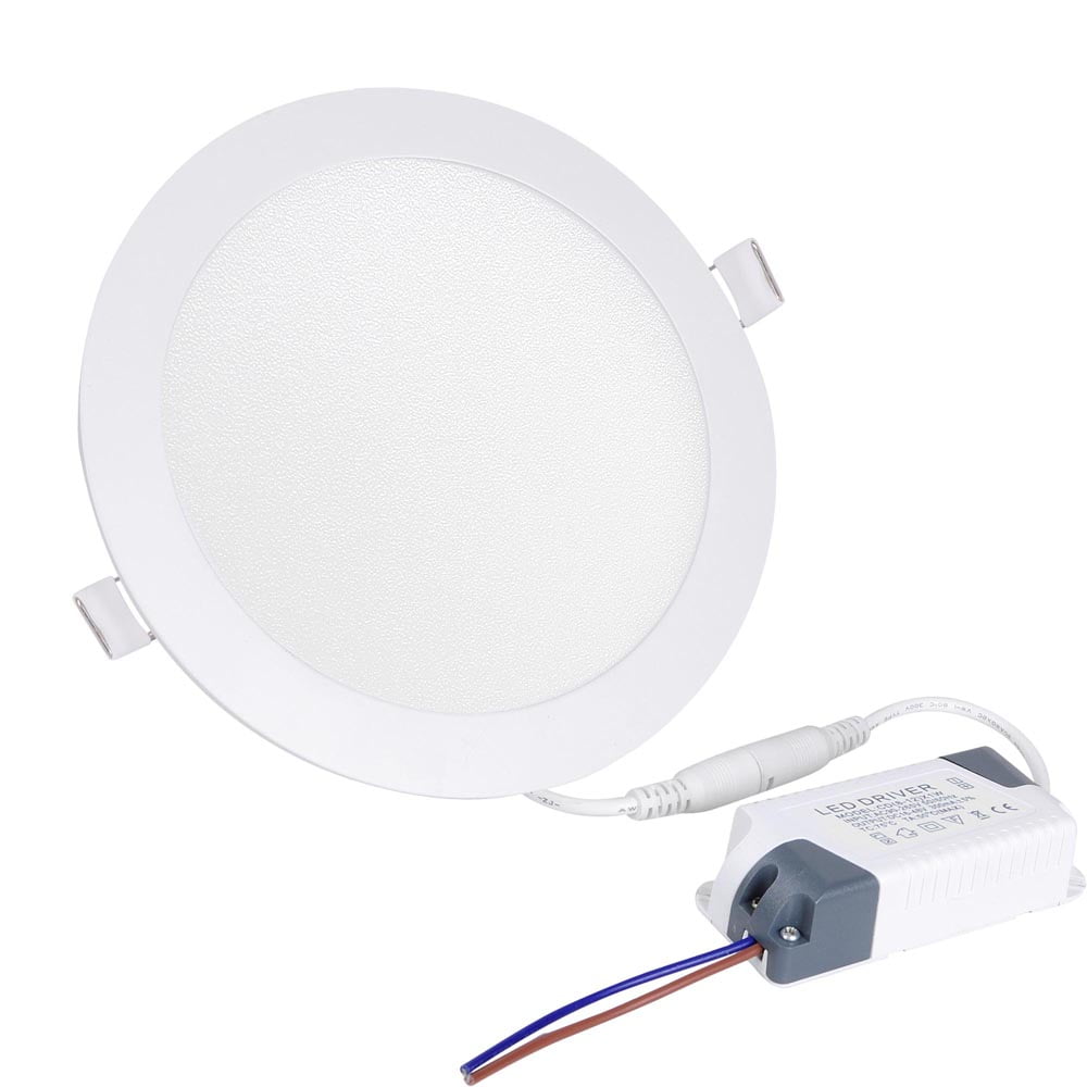 8X 12W LED Recessed Ceiling Panel Down Lights Bulb Slim Lamp Fixtures Warm White 