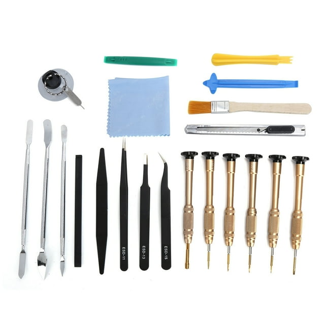 Kit de herramientas de reparación de dispositivos móviles profesionales 22 en 1 para computadoras, relojes de teléfonos celulares