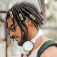 thumbnail image 2 of EeaseCA 6pcs Alloy Dreadlocks Rings Hair Rings Hollow Out Dreadlocks Delicate Hair Cuffs, 2 of 7