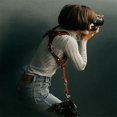 thumbnail image 5 of Brown Left Shoulder Genuine Leather Camera Shoulder Strap Photo Equipment Adjustable Multifunctional Convenient Slr Camera Strap, 5 of 5
