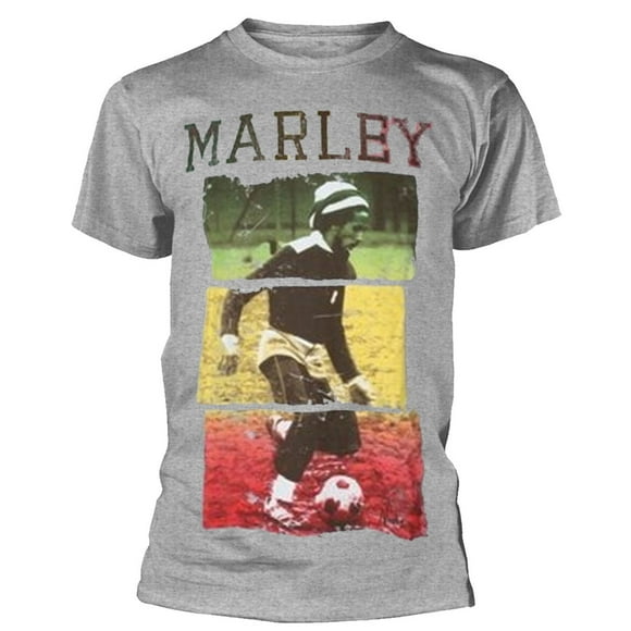 Bob Marley  Adult Football Cotton T-Shirt