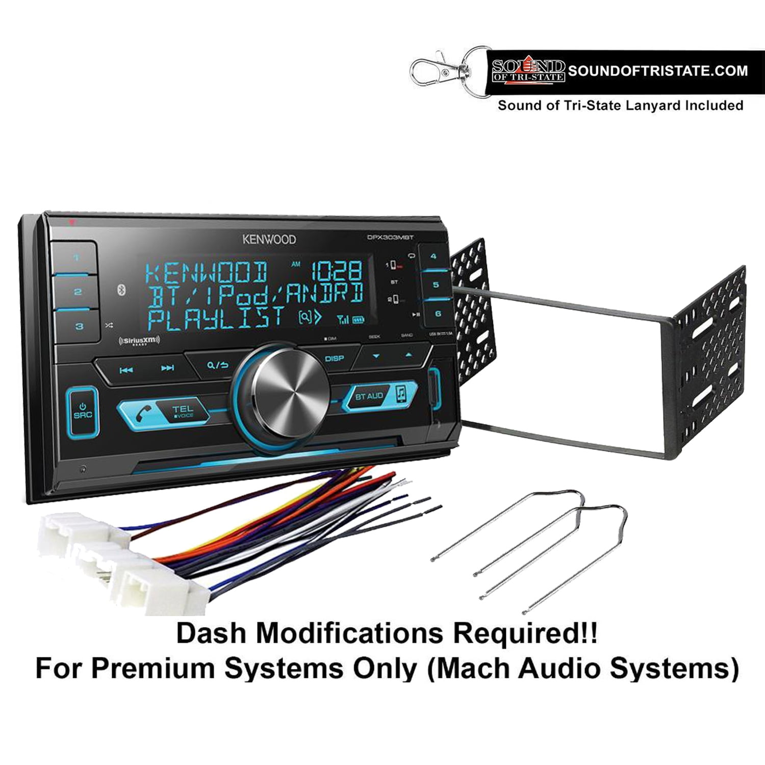Kenwood DPX303MBT Digital Media Receiver Fits 0104 Escape 9904 F150
