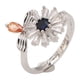 thumbnail image 5 of Fidget Ring, Anxiety Relief Ring Abierto Para Meditación Para Mujeres ANGGREK No, 5 of 7