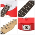 thumbnail image 4 of Full Size Electric Guitar, ST Style Adults Beginners Mini Electric Guitar Kit of Gig Bag, Strap, Strings, Plectrums, Charging Cable, Rock Music Instrument for Practice Performance, 4 of 7