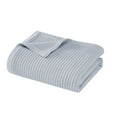 thumbnail image 2 of Cannon Heritage 100% Cotton Waffle Weave Grey Full/Queen Blanket, Solid Casual themed, Adult Bedding, OEKO-TEX Certified, 2 of 5