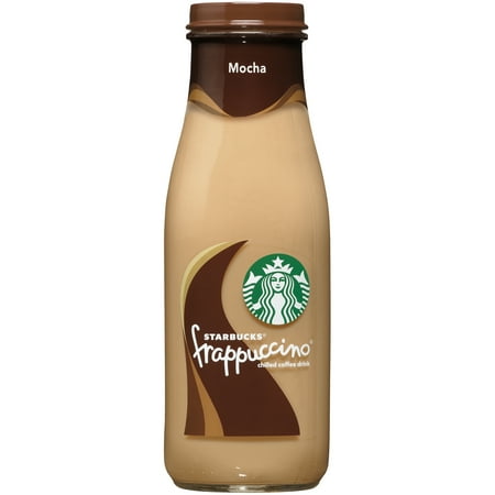 Starbucks Frappuccino Chilled Coffee Drink, Mocha, 13.7 oz Glass (Best Iced Coffee Drinks At Starbucks)