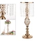 thumbnail image 5 of Candelabro de boda Zulema Candelero de cristal dorado, 5 of 8