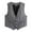 a-Dark Gray23078, variant on FINALGANG Women's Cropped Suit Vest Casual Solid Color Dressy Jacket Sleeveless V Neck Button Front Gilet With Pockets For Daily Outdoor Wear Fashionable Top