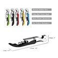 thumbnail image 4 of 10 Pack Corkscrew Heavy Duty Wine Opener Set with Foil Cutter and Opener Wine Key for Waiters,Home,10 x Corkscrews(green, black, red, blue, yellow, 2 each),five colors, 4 of 7