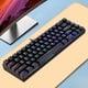 thumbnail image 3 of Teclado mecánico con Cable Baoblaze CK67 Teclas PBT programables Interruptor azul negro, 3 of 8