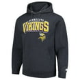 thumbnail image 2 of Men's Starter Charcoal Minnesota Vikings Vintage Pullover Hoodie, 2 of 3