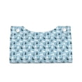 thumbnail image 2 of Goofa Black White Gray Rabbit Pattern Triangle Square Tissue Box Cover, Modern PVC Leathe Facial Paper Holder,Decorative Holder/Organizer for Bathroom Vanity Countertop, 2 of 9