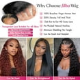 thumbnail image 4 of Spou 13x6 Water Wave Lace Front Wigs Human Hair Pre Plucked HD Transparent,200% Density Lace Frontal Wigs Human Hair Wigs for Women, 4 of 6