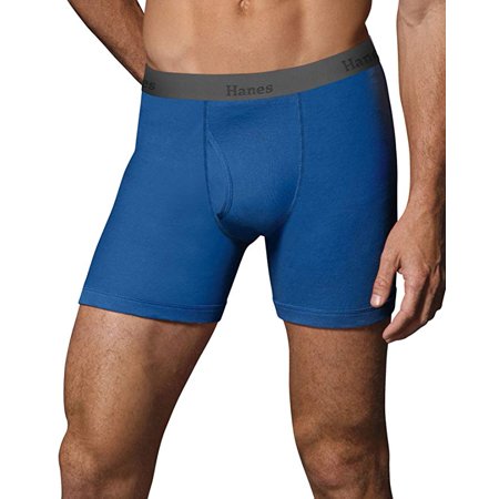 Hanes Mens 5-Pack Best Tagless Boxer Brief with Comfort Flex Waistband