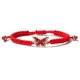 thumbnail image 1 of Pulsera de mariposa para mujer brazaletes trenzados hechos a mano ajustables joyería (rojo) JShteea Libre de BPA, 1 of 3