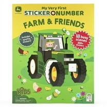My Very First Sticker by Number John Deere Kids Farm & Friends: My Very First Sticker by Number, (Paperback)