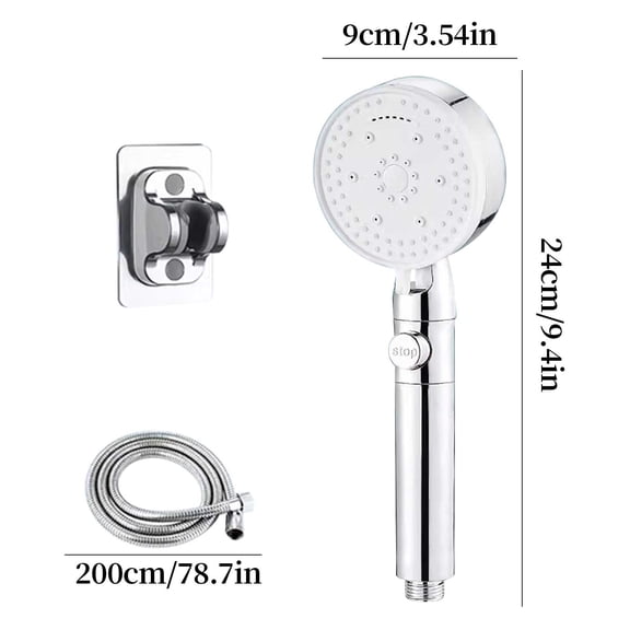 Magical Eight Showerhead Pressurized Shower Set For Washing