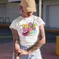 thumbnail image 2 of 90s Babe, Retro Millennial Art Merch Gift, Heather Grey T-Shirt, Medium, 2 of 5