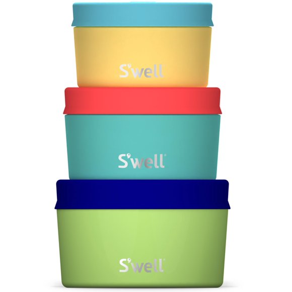 Set de botes para alimentos S'well de acero inoxidable, batido tropical