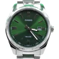 thumbnail image 2 of Reloj Casio Mtp-1302d-3avcf Para Caballero Color de la correa Plateado Color del bisel Plateado Color del fondo Verde oscuro, 2 of 7