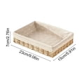 thumbnail image 3 of Dvumao Vines Woven Storage Basket, Polyester Clothing Storage Basket, Multi-Purpose Storage Tray, 3 of 7