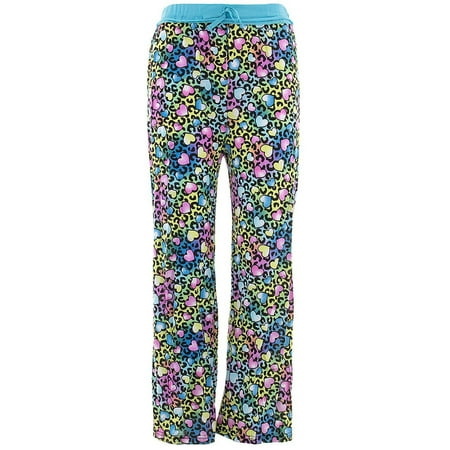 Leopard Heart Pants - Sweet N Sassy Girls Leopard Blue Pajama Pants