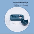 thumbnail image 3 of Cuenco elevado para gatos, cuenco para gatos 2 en 1 con dispensador de agua, juego de cuencos para gatos, inclinación de 15° con botella de agua automática para perros y gatos pequeños y medianos JM Cocina, Decoración y Otros, 3 of 4