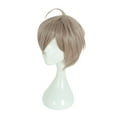 thumbnail image 2 of Unique Bargains Wigs for Women 12" Light Gold Tone Wigs with Wig Cap, 2 of 6