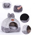 thumbnail image 2 of Pet Supplies Nido para Mascotas Nido cómodo, Suave y cálido para hámster y Nido de Cerdo de la India para Gatos y Perros, Nido cálido Plegable, Gris, M oso de fresa Electrónica, 2 of 5