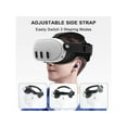 thumbnail image 4 of Head Strap for Meta Quest 3, Comfort Adjustable Elite Strap Replacement Compatible with Oculus Quest 3, Soft Cushion VR Headset Accessories for Meta Quest 3, Enhanced Gaming Immersion, 4 of 6