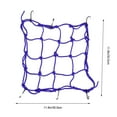 thumbnail image 2 of NICEXMAS Cargo Net For Bike Rear Rack Metal Blue 1Set, 2 of 8