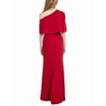 thumbnail image 2 of Badgley Mischka womens  Wrap Off Shoulder Gown, 6, Red, 2 of 3