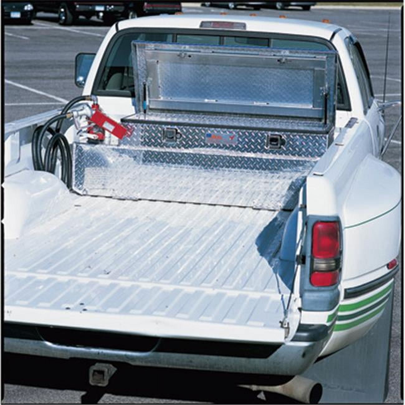 RDS 71789 Rectangular Auxiliary/Transfer Combo Fuel Tank and Tool