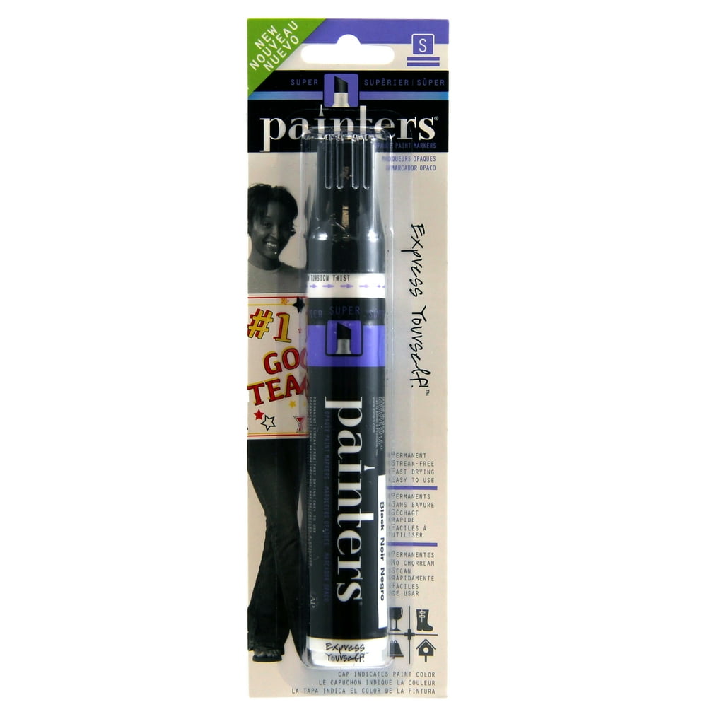 Painters Super Tip Black Permanent Paint Pen, 1 Each