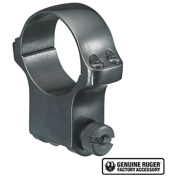 Ruger 90275 Clam Pack Single Ring Extra High 30mm Diameter Blued