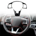 thumbnail image 4 of Enhance the Look of Your For Hyundai Sonata 2015 2019 with Scratch Proof Carbon Fiber Steering Wheel Button Cover Trim Set of 2, 4 of 12