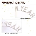 thumbnail image 6 of TUWAFE 2026 Happy New Year Headband, Gold&Silver Christmas Headbands for Women, Holiday Headbands for Women, New Year's Eve Party Tiara Accessories, Cute Holiday Headpiece, 6 of 9