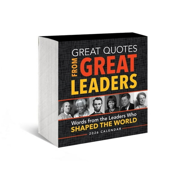 2026 Great Quotes from Great Leaders Boxed Calendar, (Paperback)