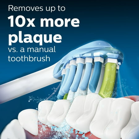 Philips Sonicare - Premium Plaque Control Brush Heads (4-Pack) - White
