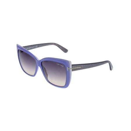 Tom Ford Women's Irina FT0390-84Z-59 Blue Square Sunglasses