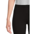 thumbnail image 3 of RealSize Women's Stretch Jersey Capri Leggings, XS-XXXL, 3 of 6