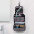 thumbnail image 3 of MesaSe Portable Hanging Travel Wash Bag Simple Solid Color Square Storage Bag for Schools and Offices, 3 of 6