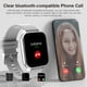 thumbnail image 5 of Hombres Smart Watch Digital Bluetooth Compatible con la pantalla Táctil Táctil Reloj de pulsera Fitness Tarifa cardíaca Música Reproductor de música SmartWatch Electronics Silic Silicone Strap seitruly EL005787-08B, 5 of 7