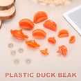 thumbnail image 3 of Uxcell 20Pcs Plastic Duck Beak, 1.18" Doll Safety Duck Mouth Replacement Decor, 3 of 6