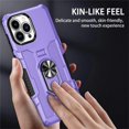 thumbnail image 5 of for Apple iPhone 14 Pro Max Case with Metal Ring Kickstand for Women & Men, Heavy-Duty Protection Shockproof Bumper Cover Case for Apple iPhone 14 Pro Max TY Purple, 5 of 18