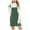 Fall New#Army Green, variant on qolati Fall Dresses for Women 2024 Cute Corduroy Overall Bib Dress Pinafore Suspender Dress Skirt Jumper